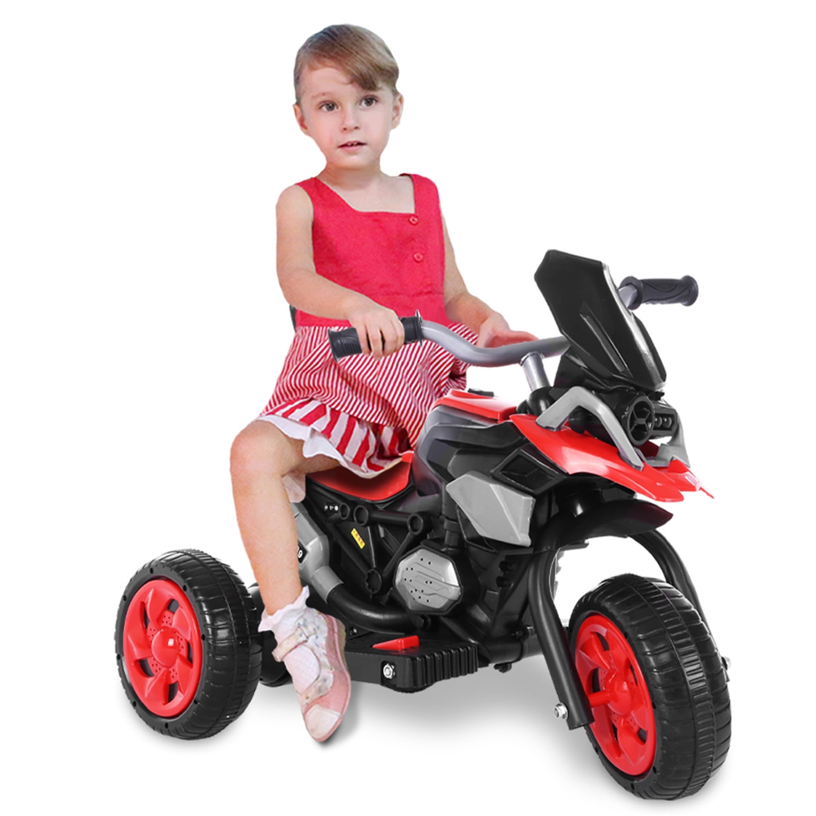 Details about   Children Electric Car Ride-On Three Wheel Beach Motorcycle Kid Toy Gift Lights 