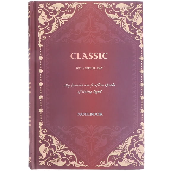 Retro Hardcover Personal Notebook Journal Vintage Style Writing Diary Book for Daily Notes and Ideas