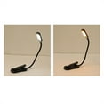 thumbnail image 3 of LED Rechargeable Book Light for Reading, 3 Color Temperatures Flexible Gooseneck Design Clip On Book Light for Reading, 3 of 6