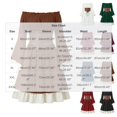 thumbnail image 5 of Women's Renaissance Peasant Dress Off Shoulder Ruffle Long Sleeve A-Line Midi Dress with Lace-up Corset Belt Medieval Vintage Halloween Costume Fair Festival Outfit, 5 of 8