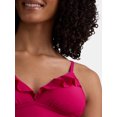 thumbnail image 3 of Time and Tru Women’s and Women’s Plus Ruffle Bikini Top, Sizes S-2X, 3 of 4