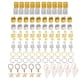 thumbnail image 2 of Lazos para el cabello de tres capas, 90 piezas Anillos para trenzas para el cabello Lazos para trenzas para el cabello Pinzas para el cabello con rastas Salida de alta intensidad, 2 of 9