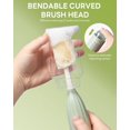 thumbnail image 4 of Momfree Baby 6 in 1 Portable Bottle Brush Set, Cleaning Tool for Home and Travel, Push-Press Design Silicone Bottle Brush, for Baby Bottles, Breast Pumps, Nipples, with Storage Bag, 4 of 6