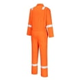 thumbnail image 4 of Portwest C814 Iona Lightweight Reflective Cotton Coverall Orange, 6X-Large, 4 of 6