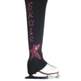 thumbnail image 1 of Ice Skating Pants with Pink crystals " Skate Star" applique, 1 of 2