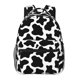 thumbnail image 1 of Fotbe Cow Print Black White Mochila Casual con Estampado para Escuela, Viajes y Actividades al Aire Libre - Duradera, Ligera y Cómoda, 1 of 5