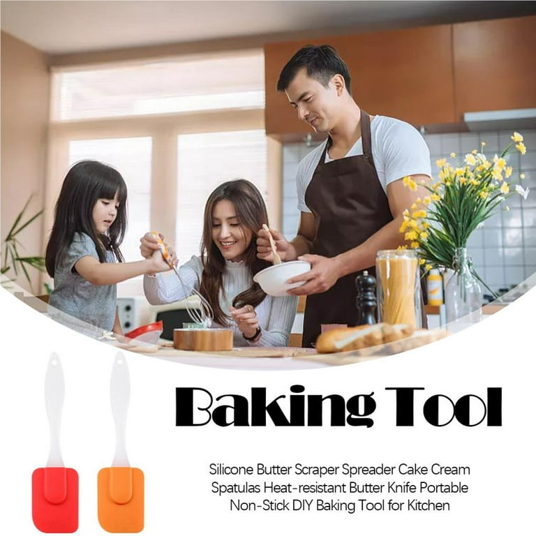 2pcs/lot) 20cm Curved Style Silicone Butter Spatula Spreader