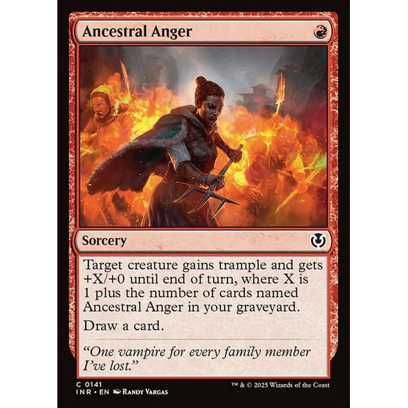 MtG Innistrad Remastered Common Ancestral Anger #141