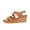Brown, variant on THDHVS Womens Wedge Sandals,Wedge Sandals for Women,Fashion Women Casual Round Head Comfy Wedge Beach Sandals Brown 5.5