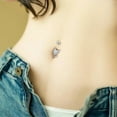 thumbnail image 5 of Valentines Day Gifts for Her Body Chain Devil Heart Belly Button Rings Navel Barbells Stud Body Piercing Gifts Clearance Birthday Gifts for Women, 5 of 7