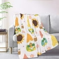 thumbnail image 2 of XMXT Flannel Warm Throw Blanket, Sunflower Cute Elf Bedroom Decor Blankets for Bed Couch Living Room, 50 x 70 inches, 2 of 9