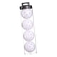 thumbnail image 2 of Paquete de 4 bolas de Pickleball, bolas de pepinillo para práctica, duraderas, 74mm, 40 agujeros para Blanco, 2 of 8