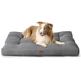 thumbnail image 1 of Cama extragrande para perros Bedsure, 112 x 89 x 10 cm, impermeable, gris, 1 of 9
