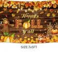 thumbnail image 5 of Happy Fall Y'all Beautiful Backdrop Autumn Thanks Giving Harvest Photography Background Polyester, Fall Maple Leaf Pumpkin Holiday Wood Board Birthday Baby Shower Bridal Shower Wedding Party Banner, 5 of 5