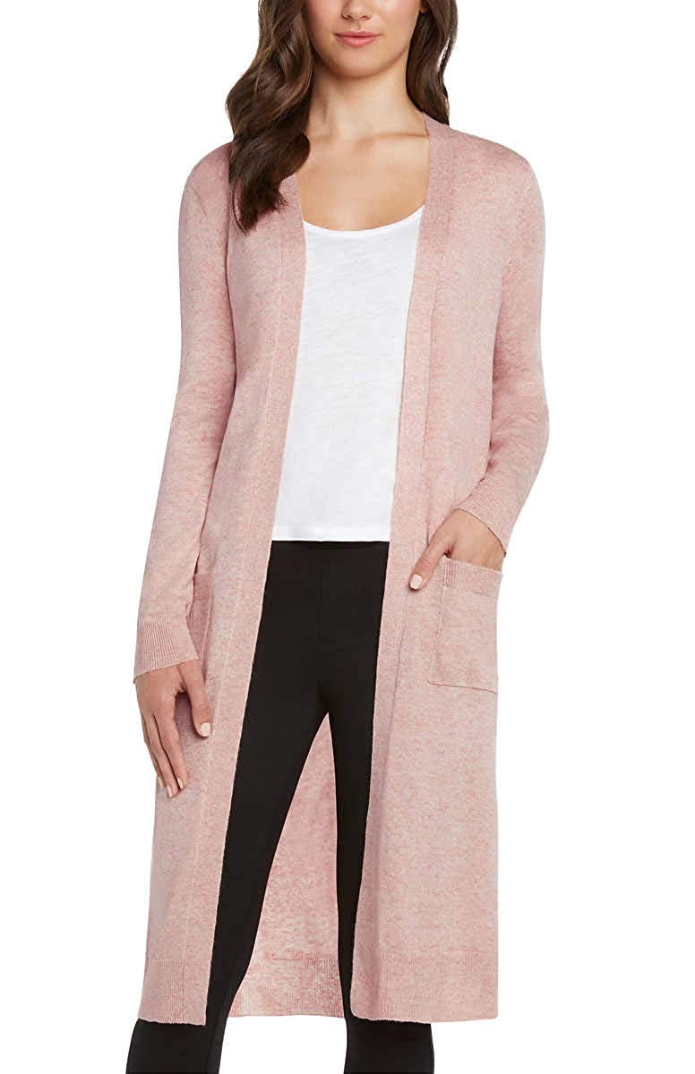 Matty M Women Duster Open Front Knit Cardigan Sweater 1092136