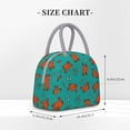 thumbnail image 2 of Balery Colorful Crab Bolsa de Almuerzo para Mujeres, Caja de Almuerzo, Bolsa de Almuerzo Pequeña Impermeable, Tote de Almuerzo Reutilizable con Gran Capacidad, 2 of 6