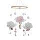 thumbnail image 1 of Cuna de Bebé Decoración Móvil Campana Juguete de Desarrollo Hecho Decoración de Nubes Colgante de cabellero Juguetes Colgantes de Cuna rosado perfke Móvil de cuna, 1 of 4