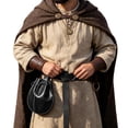 thumbnail image 6 of Gtoiithly Medieval Belt&Pouch Faux Leather Pirate Waist Bag for Larp Retro Viking Costume Medieval Belt Black-3 One Size, 6 of 6