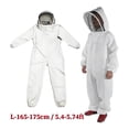 thumbnail image 2 of Combinaison d'Apiculture Intégrale Professionnelle Vêtements d'Apiculture Protection Veste de Combinaison d'Apiculture Sécurité Voile Chapeau Robe Équipement, Ajustement Confortable, 2 of 7