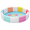 Stripe, variant on Bluescape Colorful Mermaid Print 3-Ring Inflatable Swimming Pool for Kids, Round, Age 2 & up, Unisex