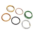 thumbnail image 1 of Alambre Plano, Embarcacia de aluminio Flexible Alambre Plano 6 Rollos para Esmalte, 1 of 7