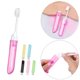 thumbnail image 4 of Fiudx Juego de Cepillos de Dientes Plegables de Viaje, Paquete de 5, Cerdas Suaves y Coloridas, Estuche Portátil, Artículos Esenciales para Acampar En Familia, Diseño Ergonómico, Regalo para Amigos., 4 of 6