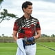 thumbnail image 3 of Fotbe tractor Camiseta Polo de Golf para Hombre con Estampado – Camisa Deportiva Transpirable con Cuello Abotonado-Small, 3 of 6
