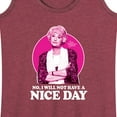 thumbnail image 3 of Golden Girls - Dorothy Will Not Have Nice Day - Women's Racerback Tank Top, 3 of 5