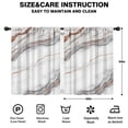 thumbnail image 2 of Blackout Kids Curtains,White Marble Copper Line Pattern Childrens Insulated Curtains Set Of 2,Bedroom Essentials,Toddler Room Decor 42"x54", 2 of 5