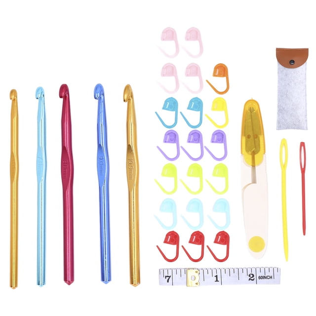 Crochet Hooks,Crochet Hooks Aluminum Material Knitting Needles Set Crochet Needle Leading Edge Technology