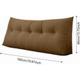 thumbnail image 4 of 2026 new Triangular Headboard Pillow Twin XL, Bed Pillow for Backrest, Dorm Pillow Headboard Pillow, Soft and Supportive Bed Pillow for Sitting and Sleeping, 4 of 9