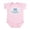 Petal Pink, variant on CafePress - Perfect Greek Infant Bodysuit - Baby Light Bodysuit, Size Newborn - 24 Months