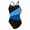 Black/Royal, variant on Aquashape Women's Moderate Color Block One Piece Swimsuit