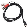 thumbnail image 3 of Cable MINIDI Pin Maleto BNC macho, MINI DIN 4 pines MINIDI PI Nto BNC macho Y Cable divisor MINIDI PI Nto BNCY Cable divisor Creado magistralmente, 3 of 8