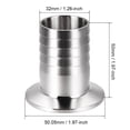 thumbnail image 2 of Clamp Hose Adapter, 1.988" Flange to 1-1/4" Hose Barb Fitting 2 Pcs, 2 of 4