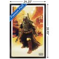 thumbnail image 3 of Star Wars: The Book of Boba Fett - Boba In Canyon Wall Poster, 22.375" x 34", Framed, 3 of 3