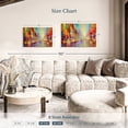 thumbnail image 4 of Elephant Stock Streetlife Wall Art - Horizontal Canvas Wall Art - Living Room Wall Decor - City Canvas - Orange And Beige Decor By Annette Schmucker - 30" x 20", 4 of 8