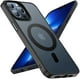 thumbnail image 1 of Funda magnética para iPhone 13 Pro Max [Nivel MIL probado contra caídas y compatible con MagSafe] Parte trasera translúcida mate con teclas de aluminio negroiPhone 13 Pro Max、Negro Xemadio CZDZ-HY218-7, 1 of 7