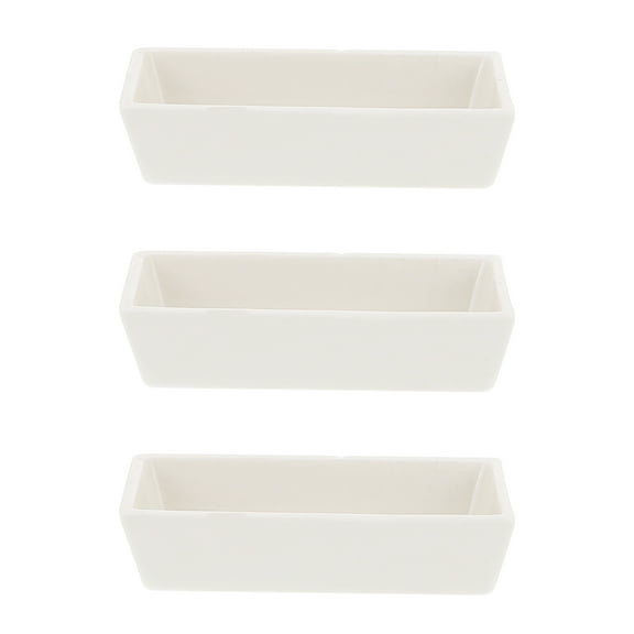 SWETRACE Ceramic Rectangular Burning Holder 3Pcs 2.4x1.2x0.6In