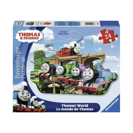 Thomas & Friends - Thomas' World Shaped Floor Puzzle: 24 Pcs