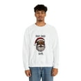 thumbnail image 4 of Black Santa Sleigh Unisex Heavy Blend™ Crewneck Sweatshirt, 4 of 7