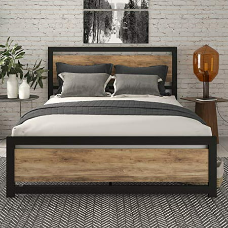 Heavy Duty Platform Metal Bed Frame, How Much Does A Full Size Metal Bed Frame Cost In India