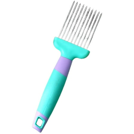 

Dido Food Slice Assistant Stainless Steel Onion Holder for Slicing Vegetable Potato Cutter Meat Slicer with Non-Slip Handle