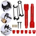 thumbnail image 7 of 16-in-1 Faucet Tool Sink Wrench Basin Wrench Plumbing Installer Tool Set For Bathroom Kitchen Toilet Faucet Pipe Repair Red, 7 of 7