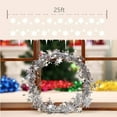 thumbnail image 7 of Triani 2Rolls Sparkly Star Tinsel Garlands Metallic Garland Wired Garland for Wreath Making Decoration Festive Ornament Accessory for Gift Wrapping and DIY Craft Projects(Silver), 7 of 7