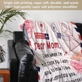 thumbnail image 5 of LHSHID Gifts for Mom from Daughter Son Soft Dear Mom Blanket with Carnation Patterns Thoughtful Mom Gifts Mom Birthday Gifts Birthday Gifts for Mom/Mother/Stepmother/Mother in Law 30x40in, 5 of 5