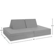 Imaginarium Kids Play Couch, Dark Gray