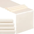 thumbnail image 1 of 15 Pack Pink Satin Table Runner 12 x 108 Inch Long Table Runner for Wedding Birthday Party Engagement Decorations, 1 of 7