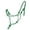 Green/Black, variant on Hilason Western Tack Side Pull Horse Rope Halter Brown W. Nickle Plated Ring
