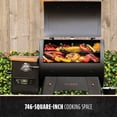 thumbnail image 5 of Pit Boss Pellet Smoker, Classic 700 Square Inch Wood Fired Pellet Grill, Onyx Series, 5 of 15